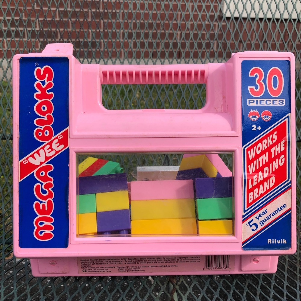 1980s Mega Blocks Wee 30 pieces set